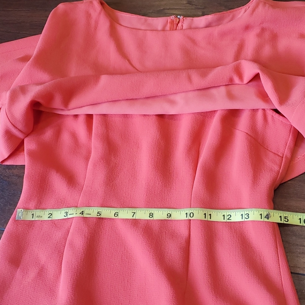 SOLD NWT Adrianna Papell cameron coral dress - Picture 7 of 9